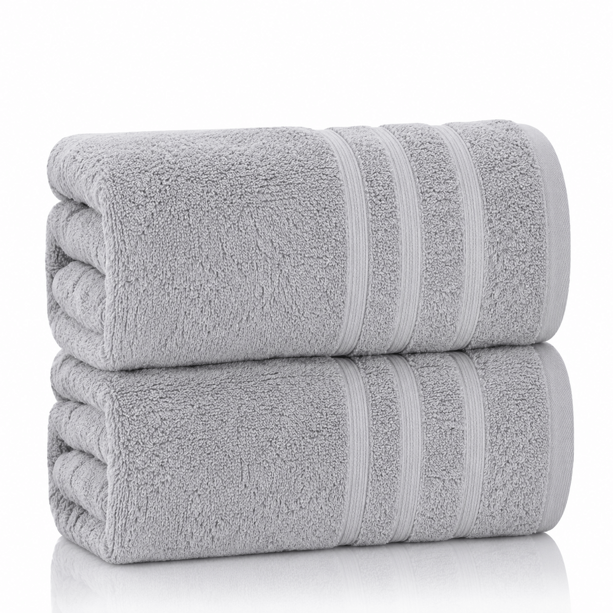TEMU Pack Of 2 Xxl Bath Sheet 90x190 Cm- 600 Gsm Cotton | Super Absorbent, Ultra Soft Cotton Towel | | Quick Dry & Durable Bath Sheet Beach Towel