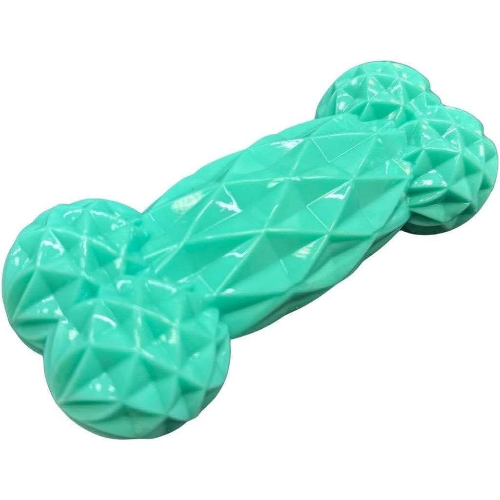 Dog Bone & Dumbbell Squeaky Toy 2-Pack