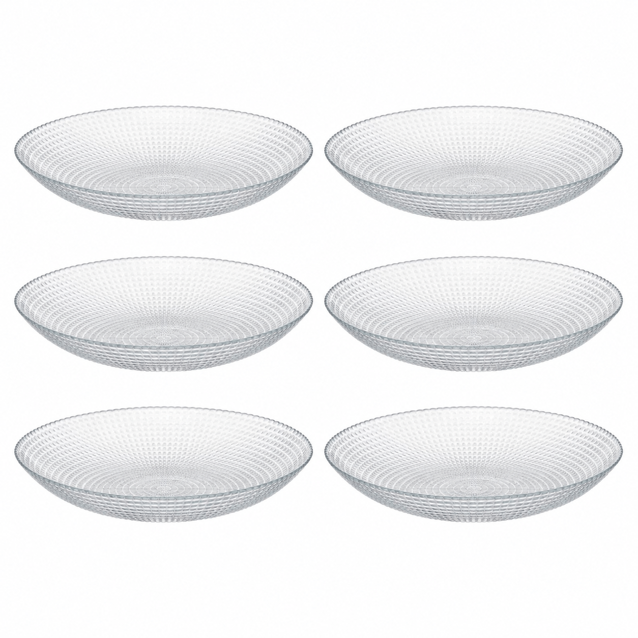 Set de 6 Platos Hondos 21,5 cm, Vajilla para Pasta, Sopa, Ensalada y Platos: retailer-supplied image
