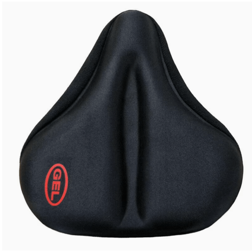 TEMU de Sillín de Bicicleta de Silicona Engrosada para Montaña y Vehículo Eléctrico, Cubierta de Asiento Ampliada y Acolchada