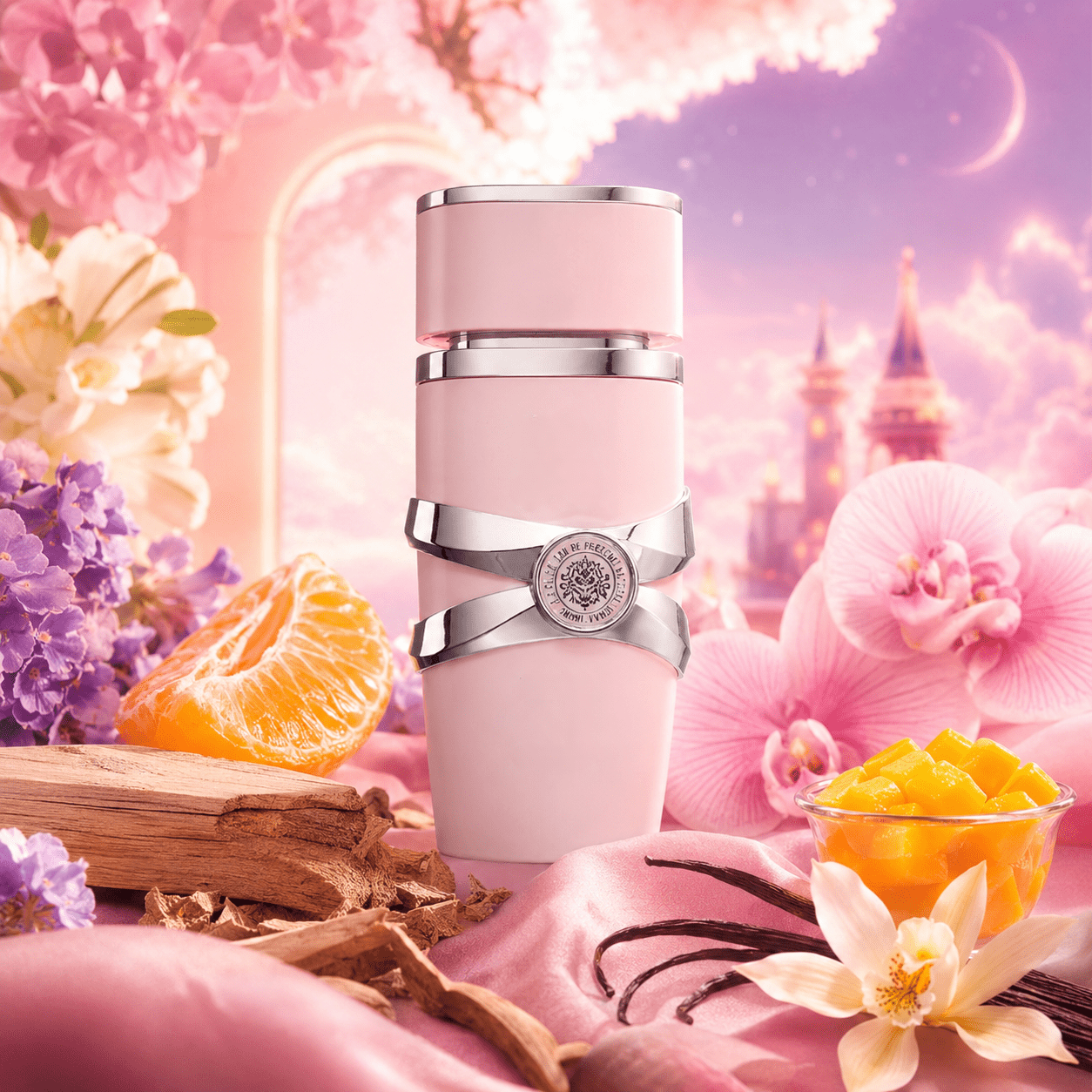 Image of Room Perfume 100 Ml - Oriental Floral Fragrance With Vanilla, Orchid, , Tropical Fruits, Sandalwood And Musk