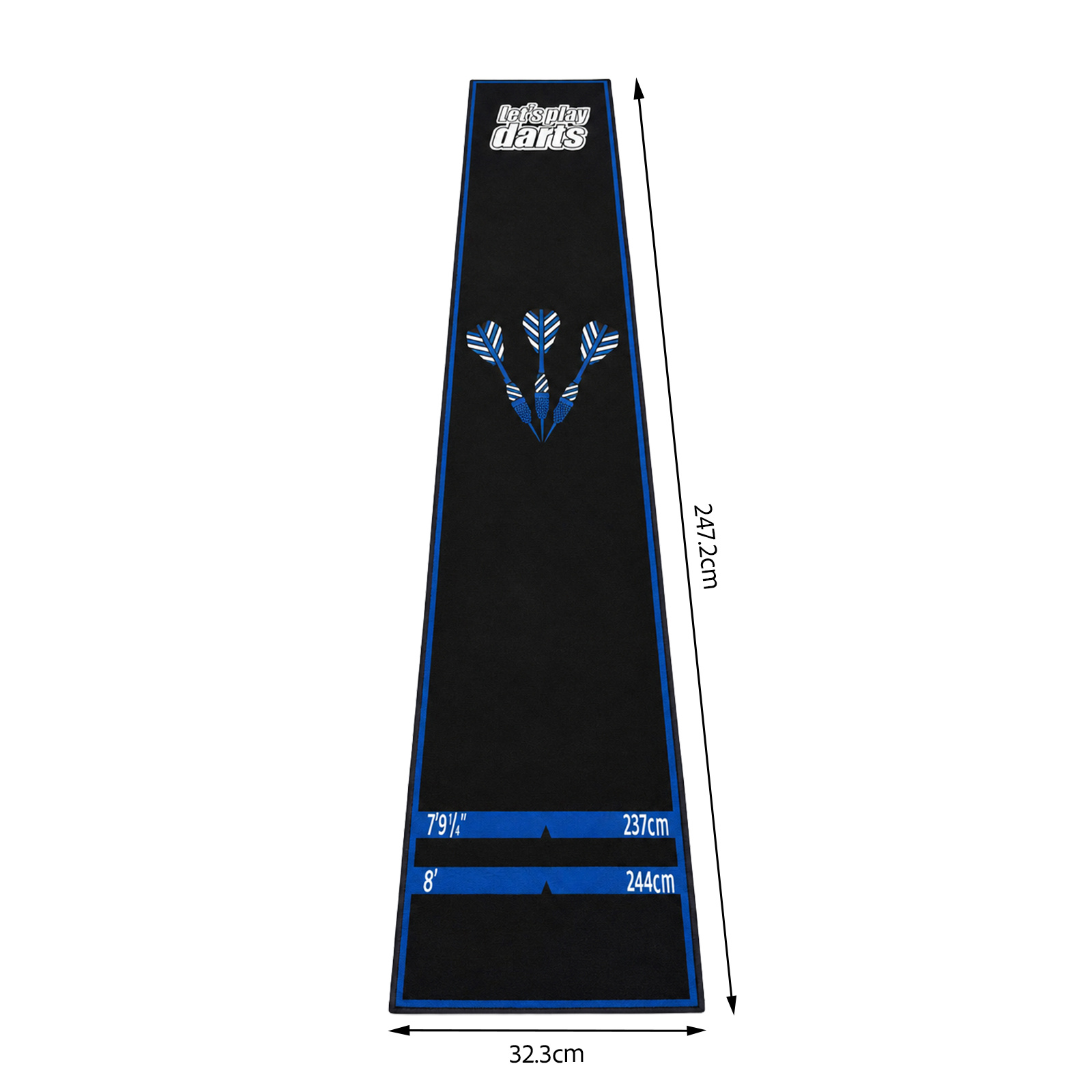 Professional Dartboard Mat for Steel and Soft-Tip Darts