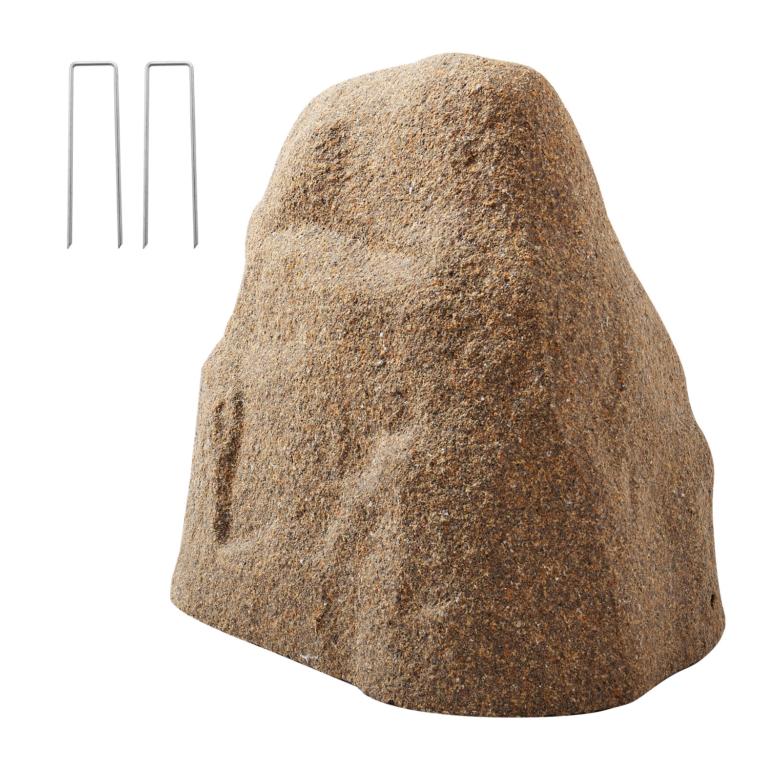 Image of Vevor Rock Cover, Outdoor Fake Pump Cover, Realistic Natural Texture, Artificial For Landscaping Garden Yard Décor, Brown, Small Size