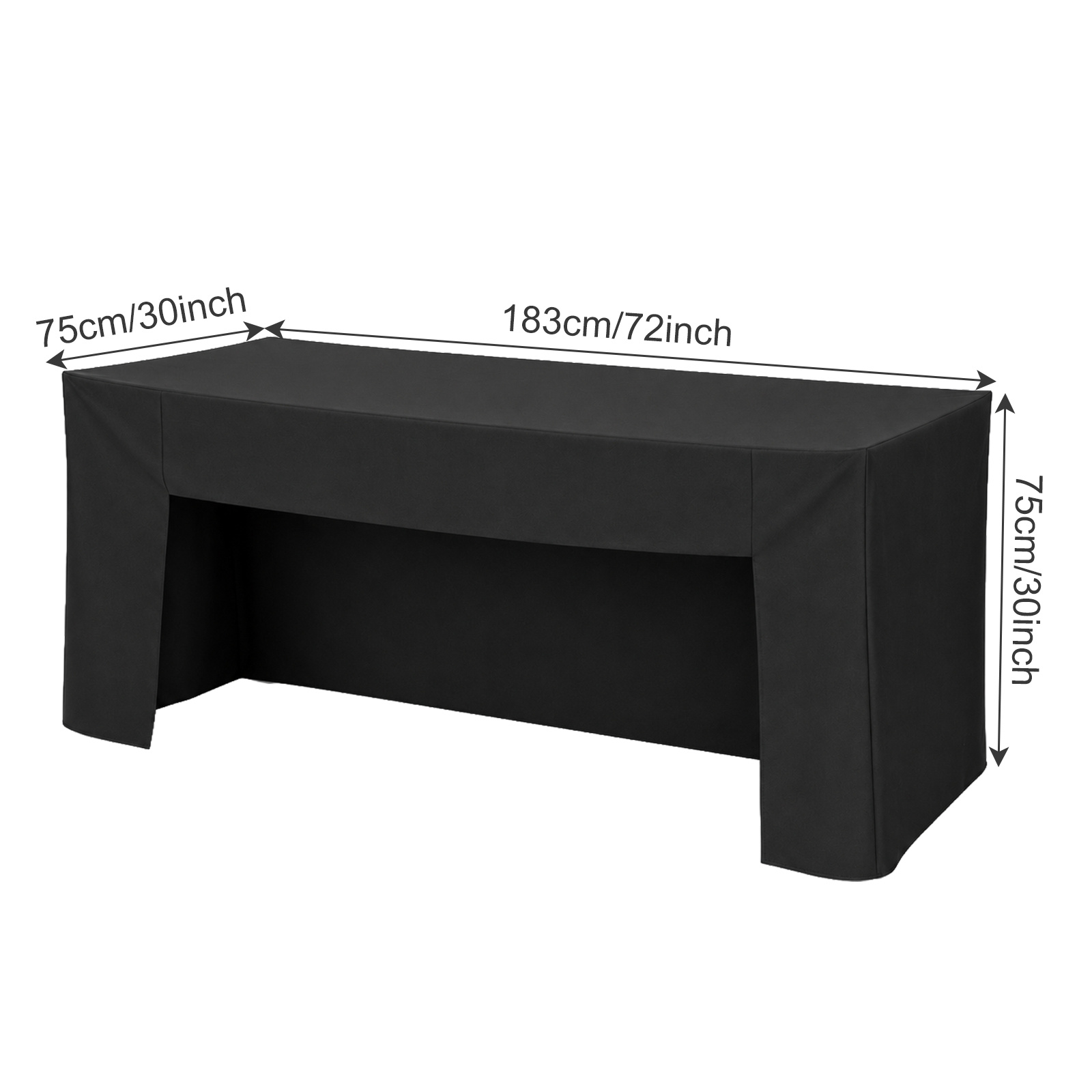 TEMU 1pc 183cm Rectangle Dinner Tablecloth Table Cover For Rectangular Table In Washable Polyester Great For Buffet Table, Parties, Birthday, Wedding