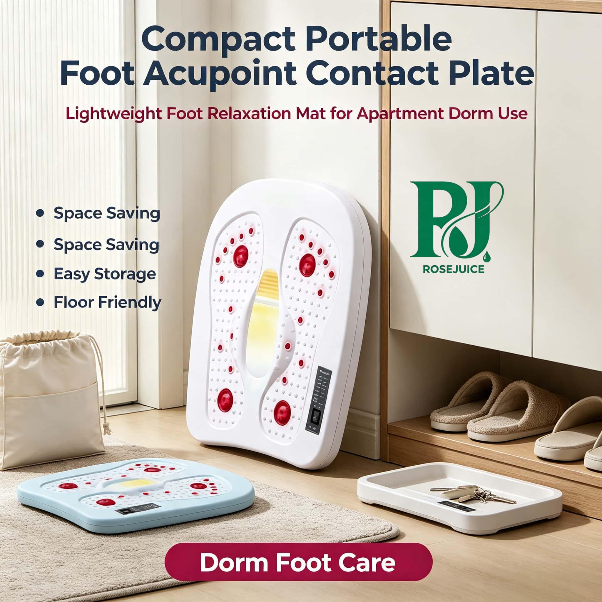 Image of Foot Pressure Relief Massage Pad, Household Mat With Raised Massage , Non-slip Foot Care Plate For Daily Foot Relaxation At Home