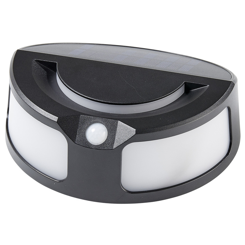 Image of Solar Led Wall Light Sensor Light For Outdoor - With Integrated Solar Panel, Motion Detector, And Dusk Sensor, Color Temperature: Cool White, Replaceable Battery