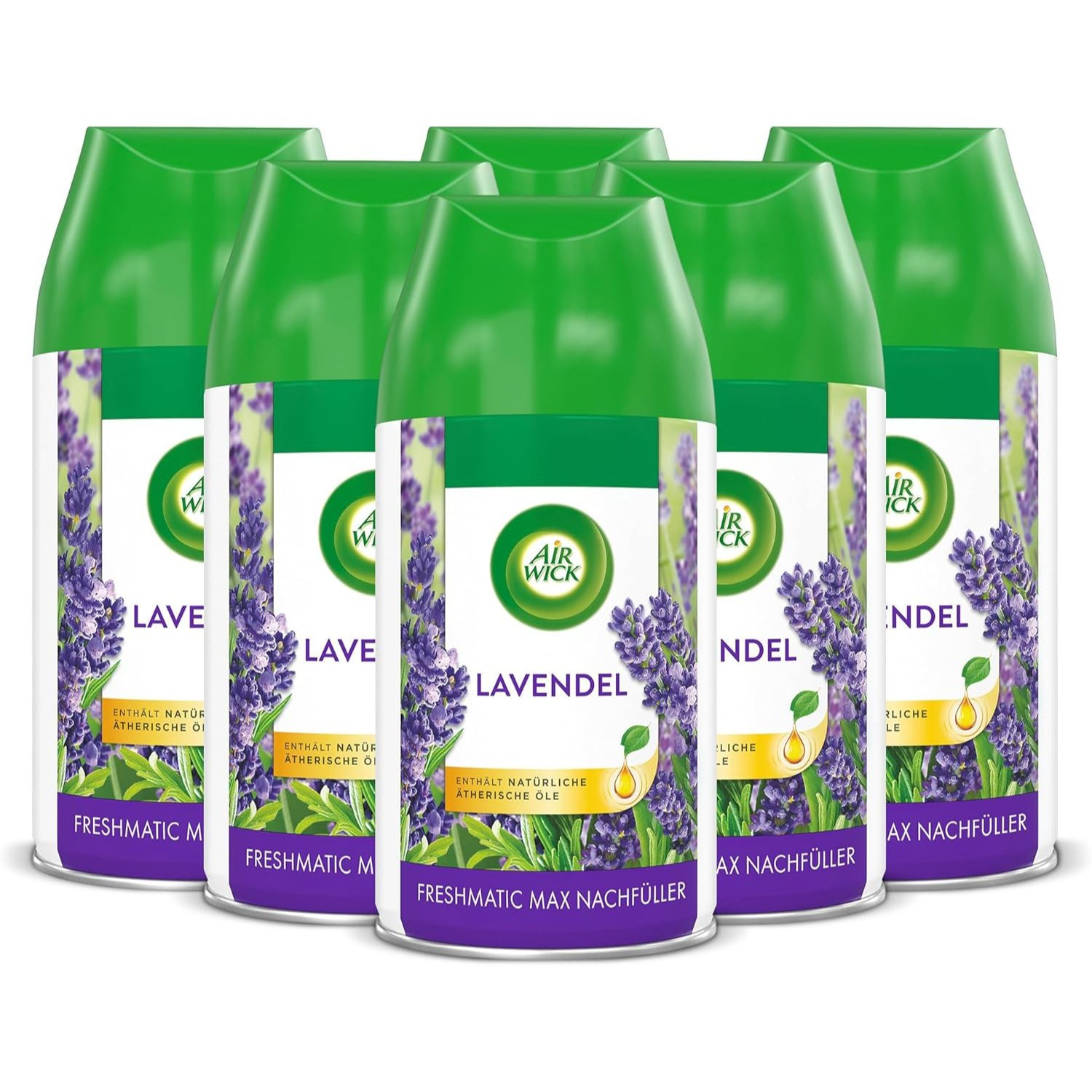 Air Wick Max Purple Automatic Refill, 6 X 250 Ml