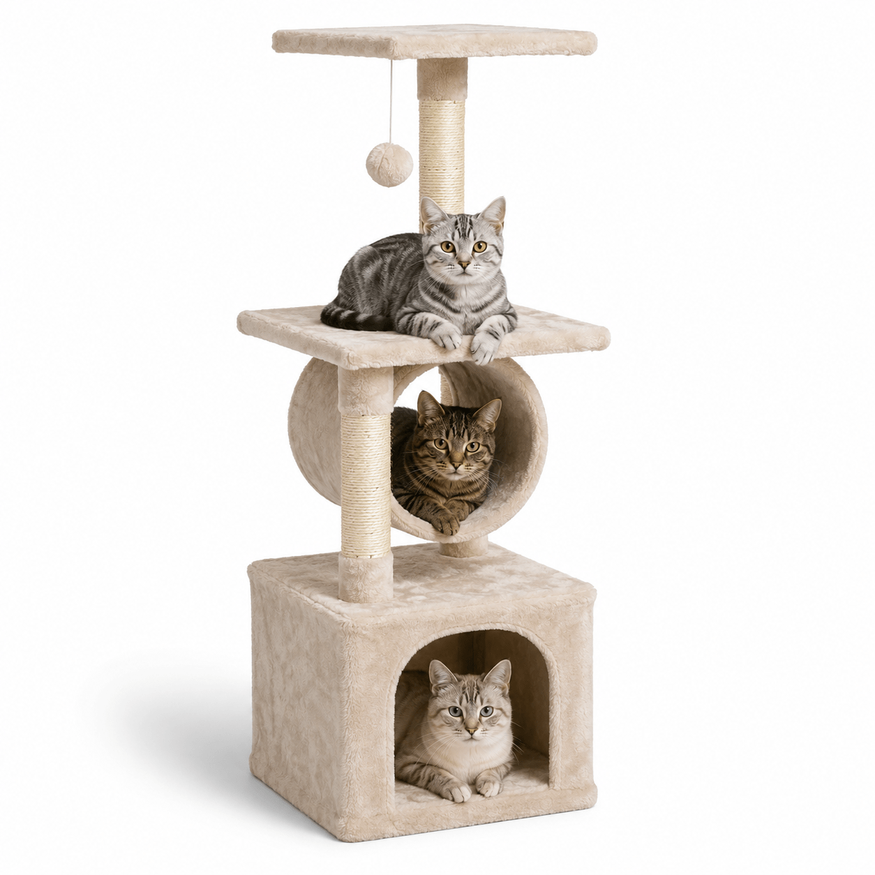 TEMU árbol para gatos, árbol rascador para gatos, rascador para gatos, para gatos, rascadora, árbol para gatos multinivel, para gatos de varios