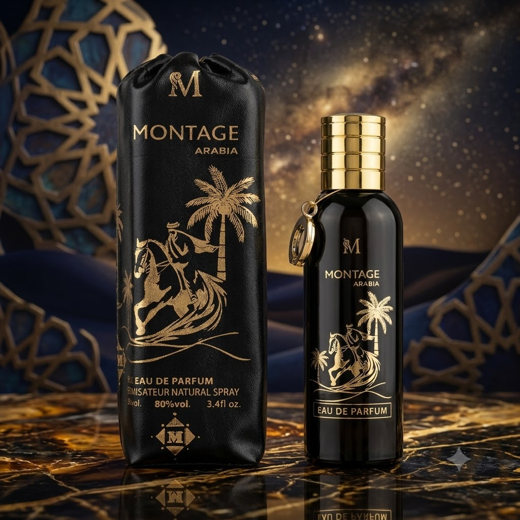 Everlyx - Montage Arabia Montage Brands. Oriental Spicy Eau De Parfum With Notes Of , Sweet , Vanilla, And Warm Woods, 100ml