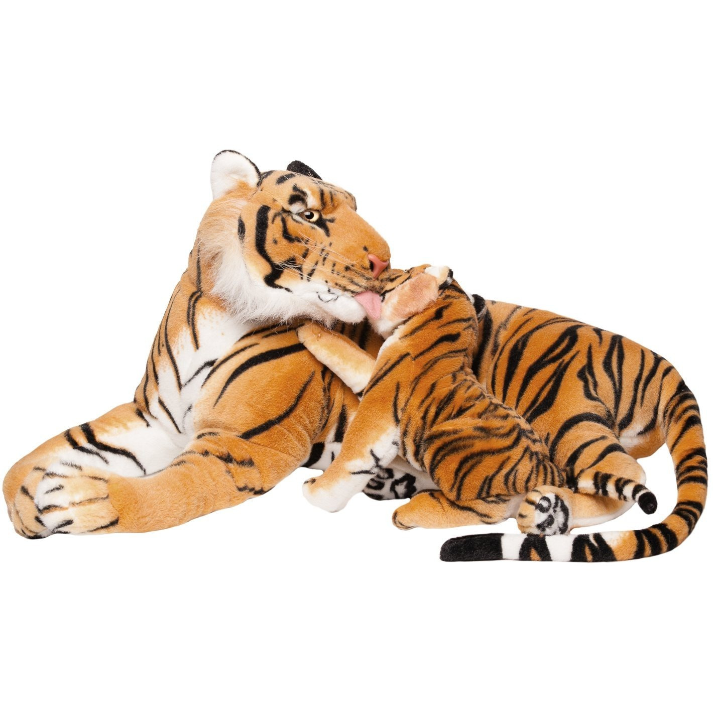 Image of Brubaker Tiger Plush Toy 100 Cm With Lying Down (mother ), Soft Toy