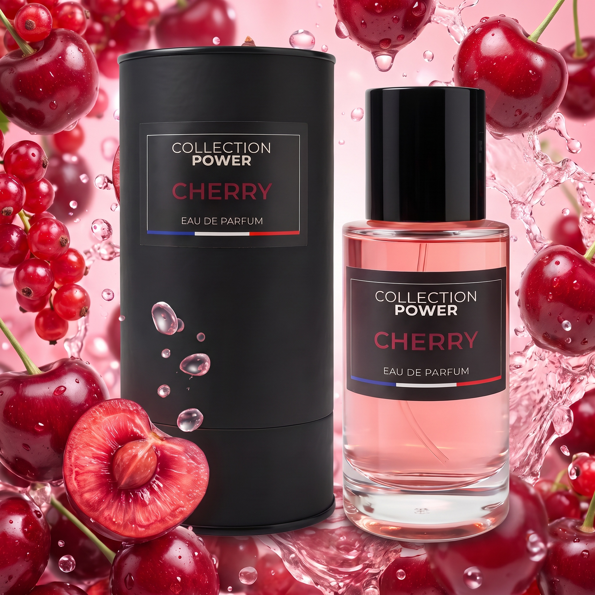 Image of Collection Power Cherry Eau De Parfum, Mixed Perfume With Notes Of , Rose, Jasmine, Vanilla And Sweet Wood