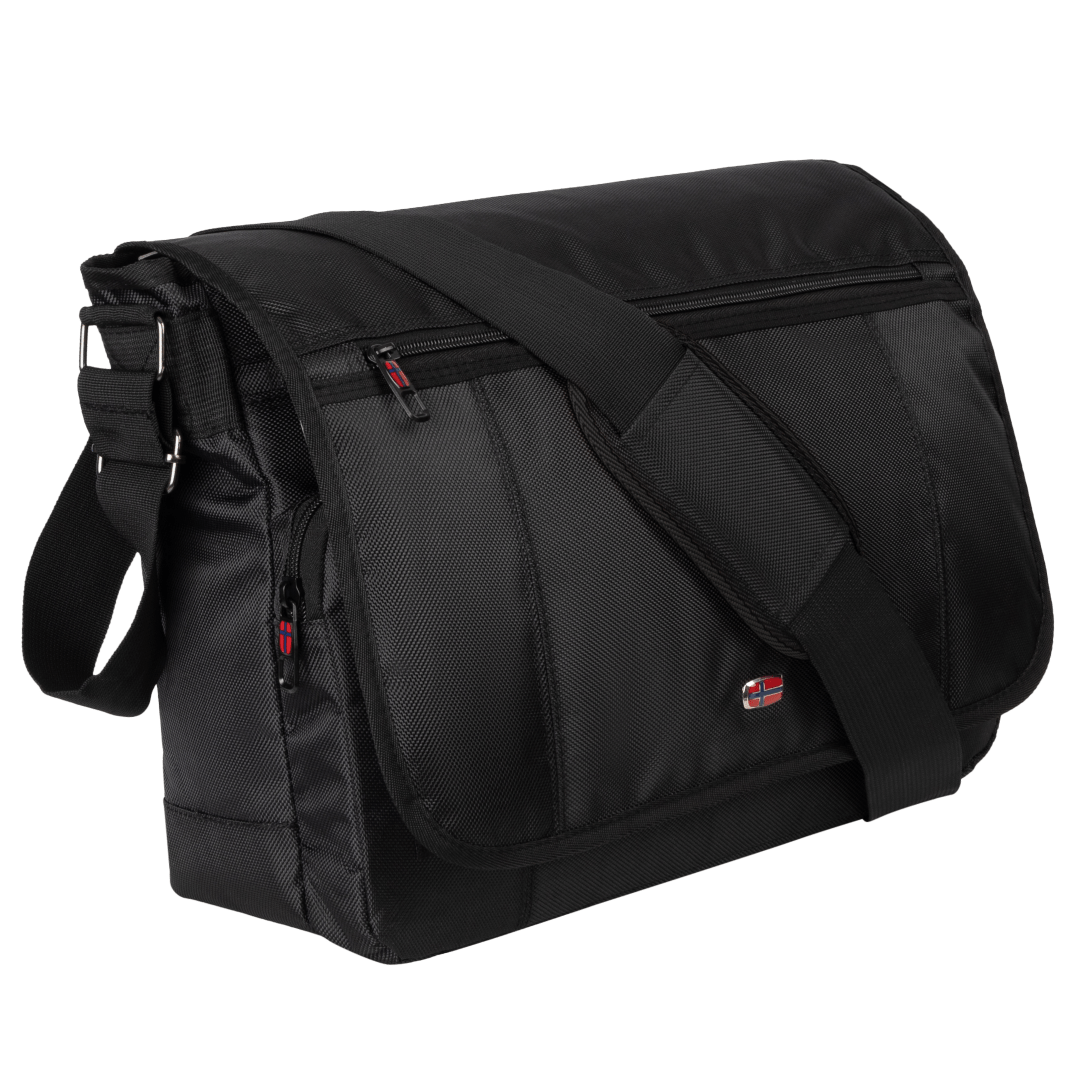 Laptop Shoulder Bag Bag Notebook Work Bag Men Uni - 17 , 34cm X 40cm X 13cm, Suitable For A Large Din A4 Folder, Adjustable Shoulder Strap (up To . 135cm)