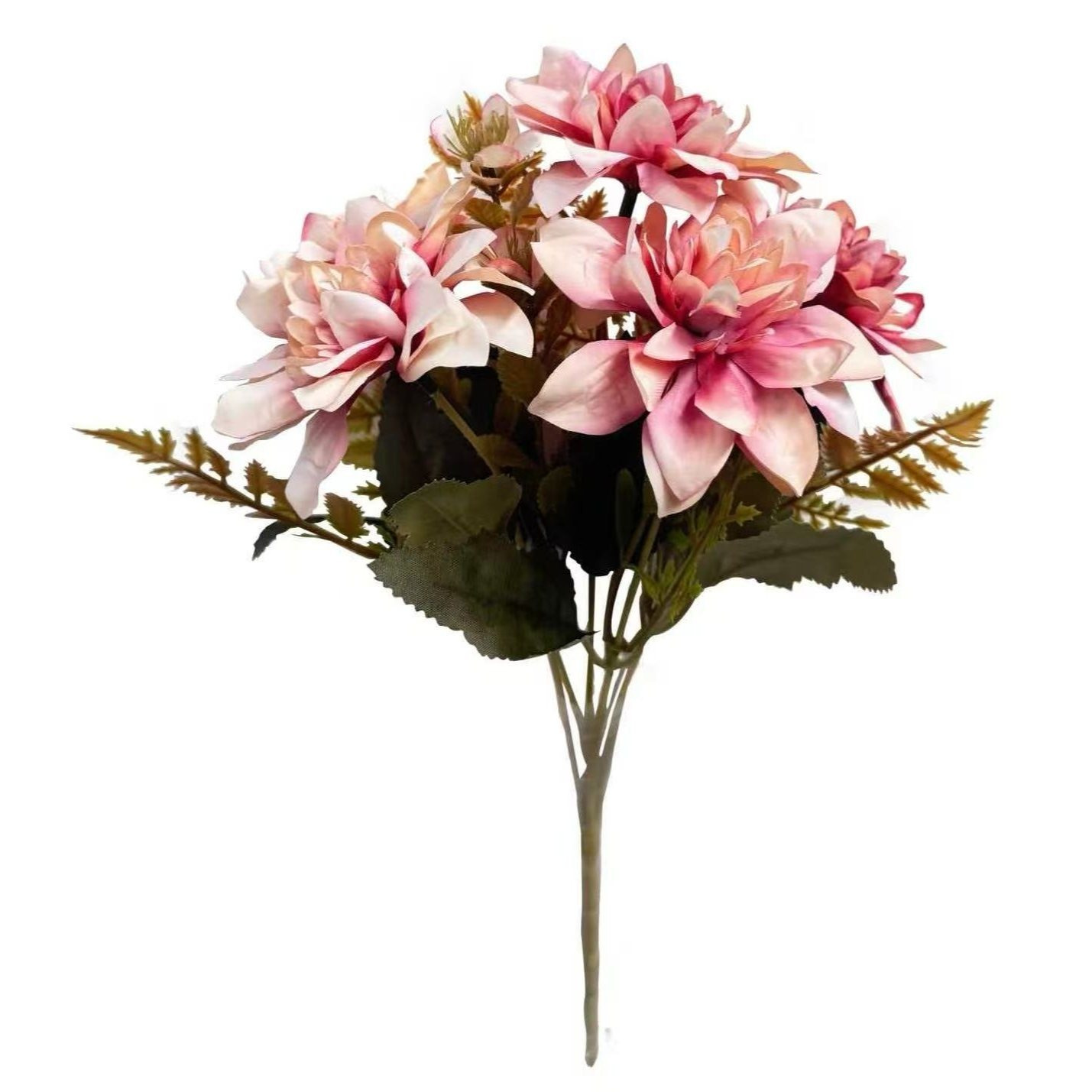 TEMU Ramo Artificial de Magnolias y Rosas, Arreglo Floral Decorativo Pequeño