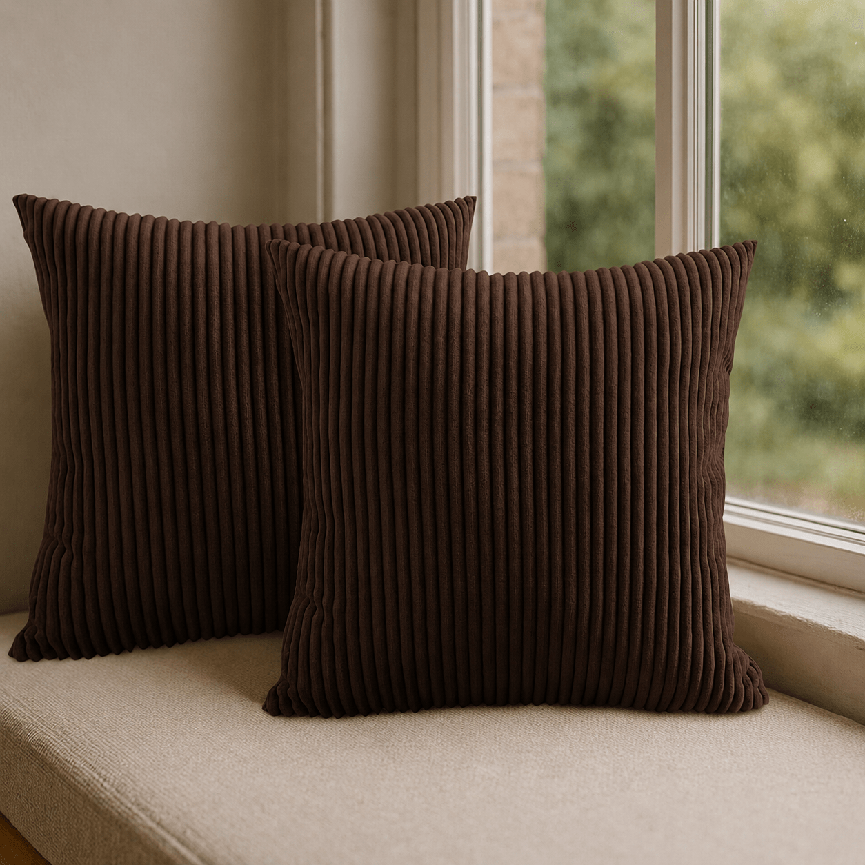 TEMU 1pc Decorative Pattern Cushion Cover, Bohemian Style Double-sided Design Included Zipper Closure, Machine Washable, Suitable For Sofa, Outdoor,