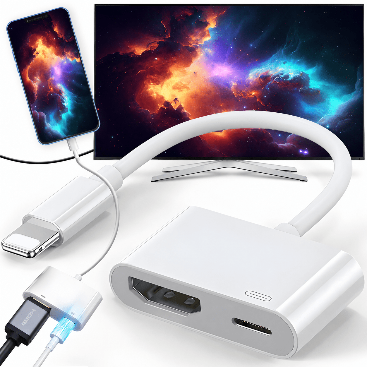 Image of Lightning To Adapter Cable For Phone/, Connector 1080p 60hz