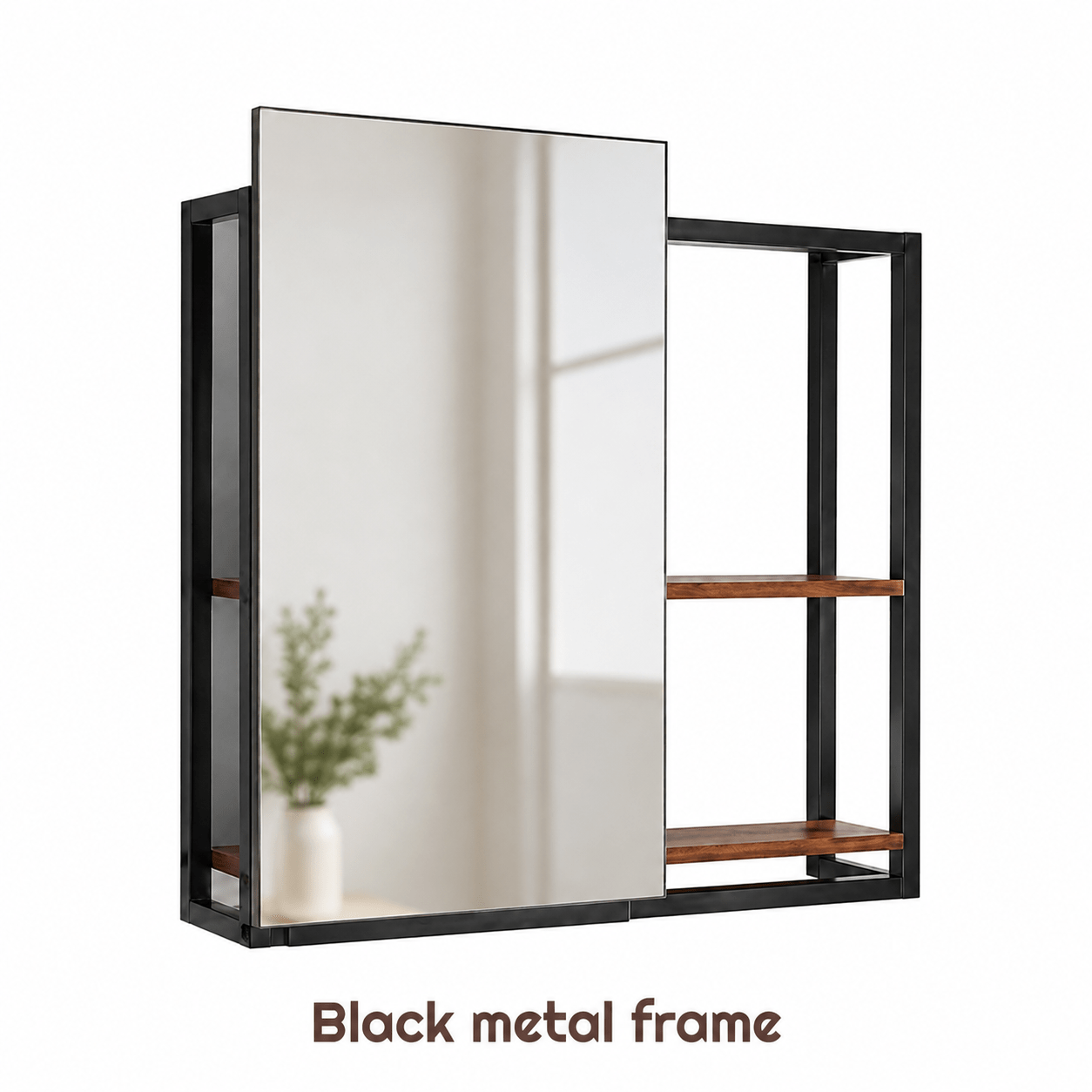 Sliding Door Bathroom Mirror Storage Cabinet