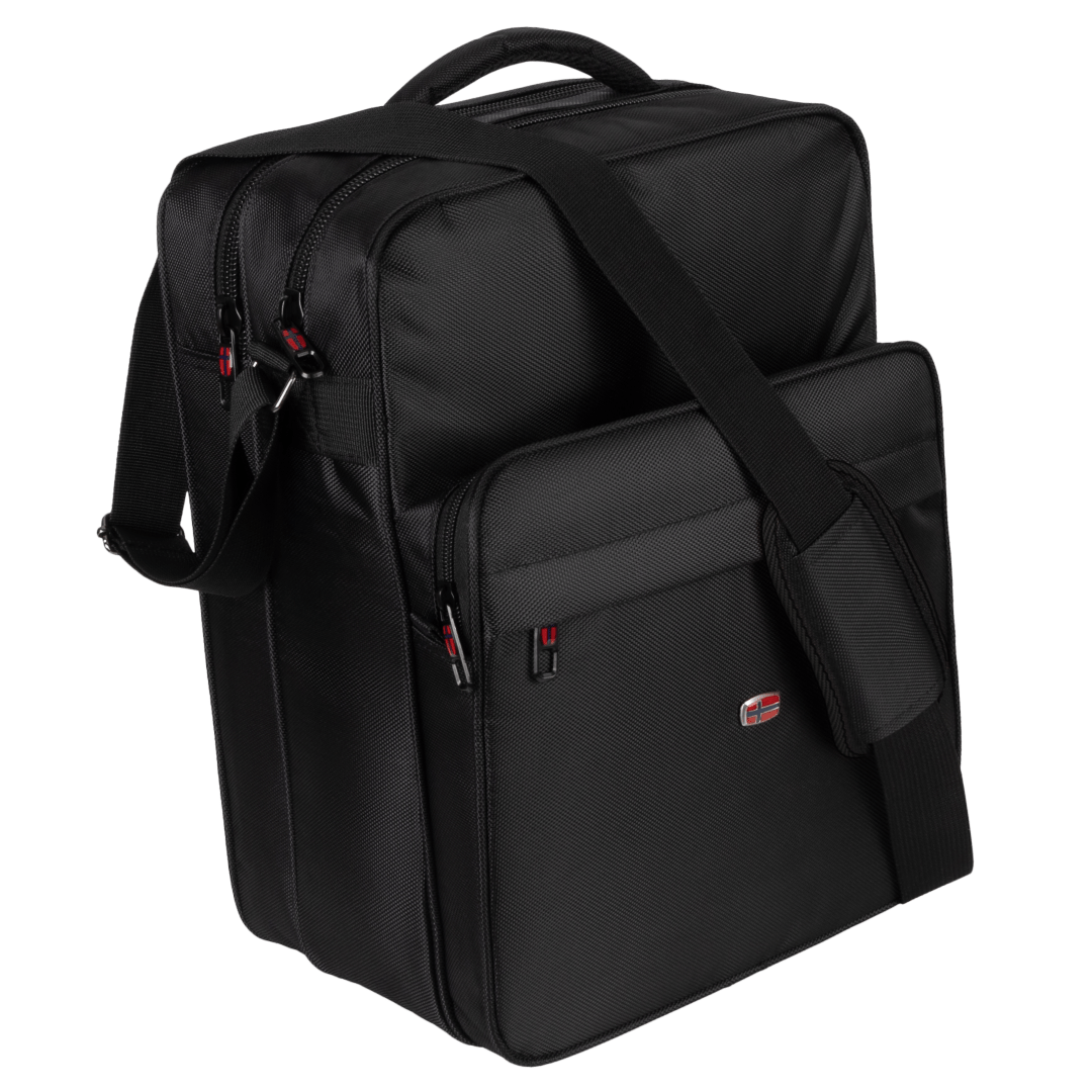 Image of Work Bag Messenger Bag Men's Bag Laptop Xxxl - 24 , 40cm X 30cm X 20cm, Suitable For Din A4 Folders 5 Liter Pet Bottle, Adjustable Shoulder Strap (up To . 150cm)