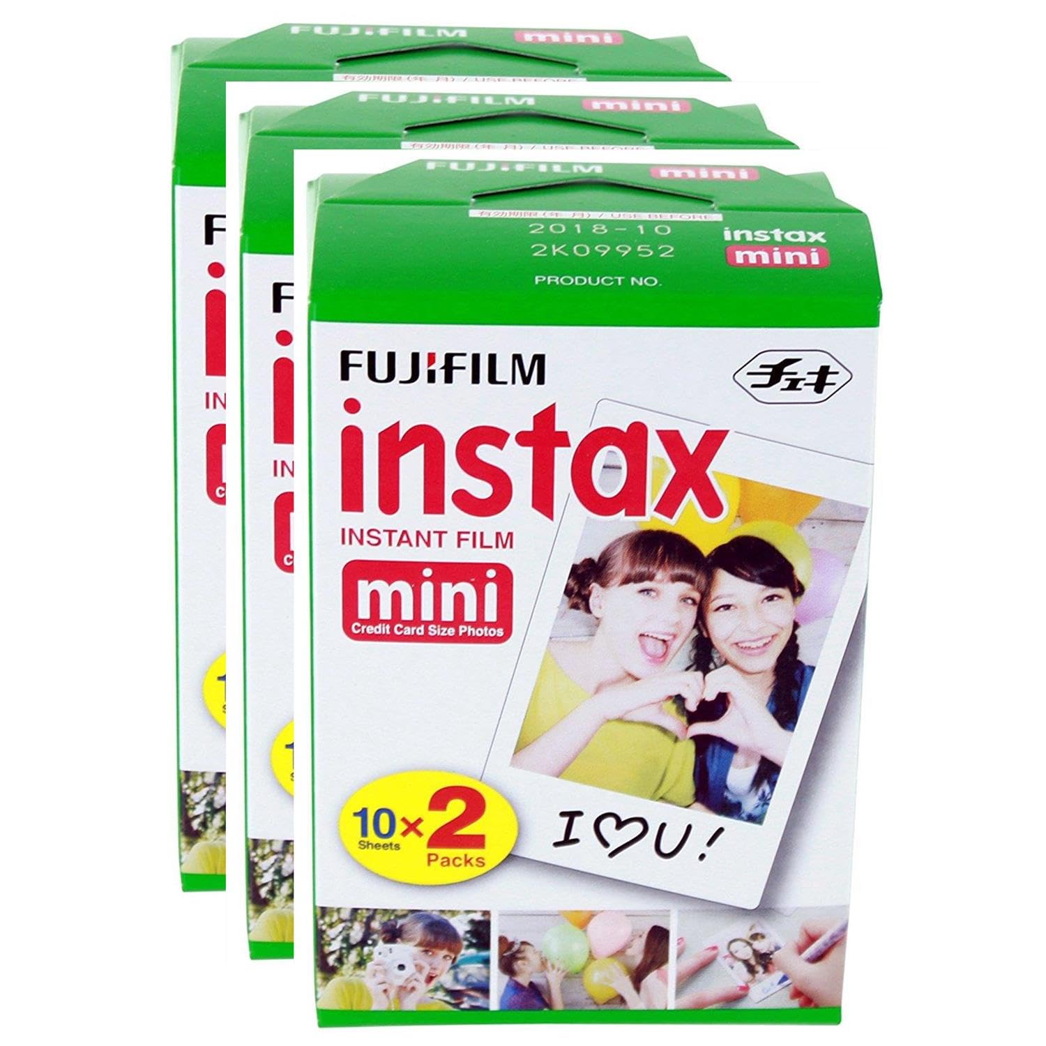 TEMU Instax - Paquete de Rollos de Película Mini Fujifilm (60 Exposiciones)