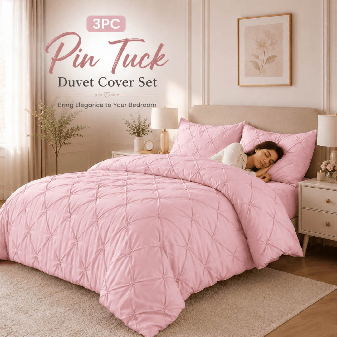   textiles pintuck duvet cover set textured quilt cover with pillowcases stylish bed linen set machine washable duvet cover decorative bedding collection for   and super king beds