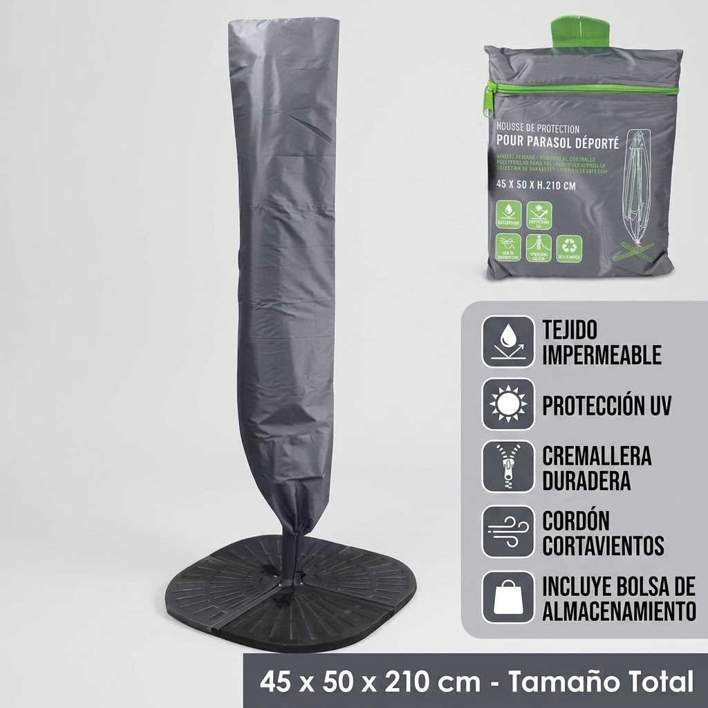 TEMU De Proteccion Por Sombrilla Tamaño : Ancho 50cm, Largo 210cm.