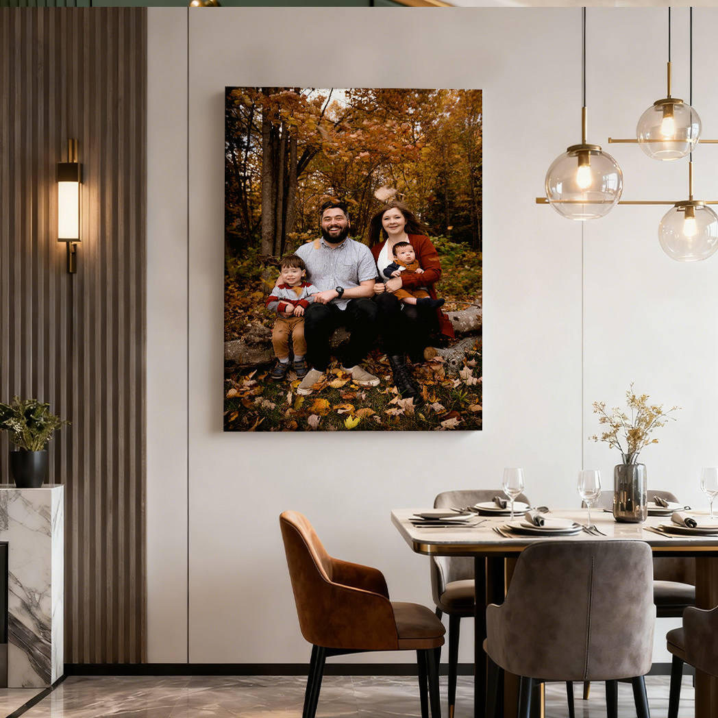 Personalized Canvas Print for Home Decor, Custom Photo Wall Art