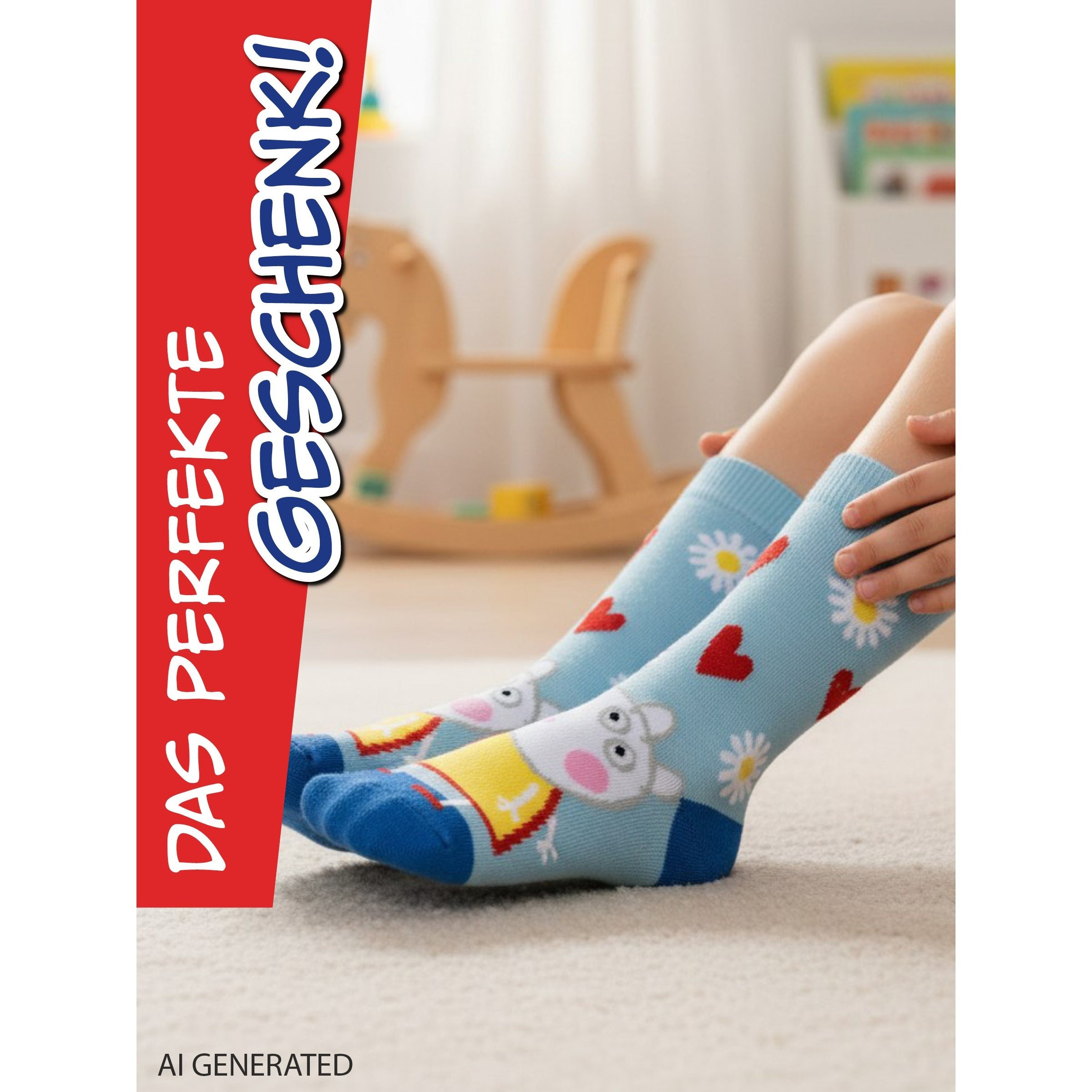 Image of Socks For Girls - Kids Little Blue Socks (5-pack)