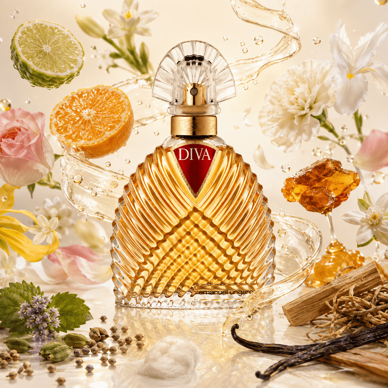 TEMU Ungaro Diva Eau de Parfum Femme 50 ml – Parfum Floral Chypré Élégant