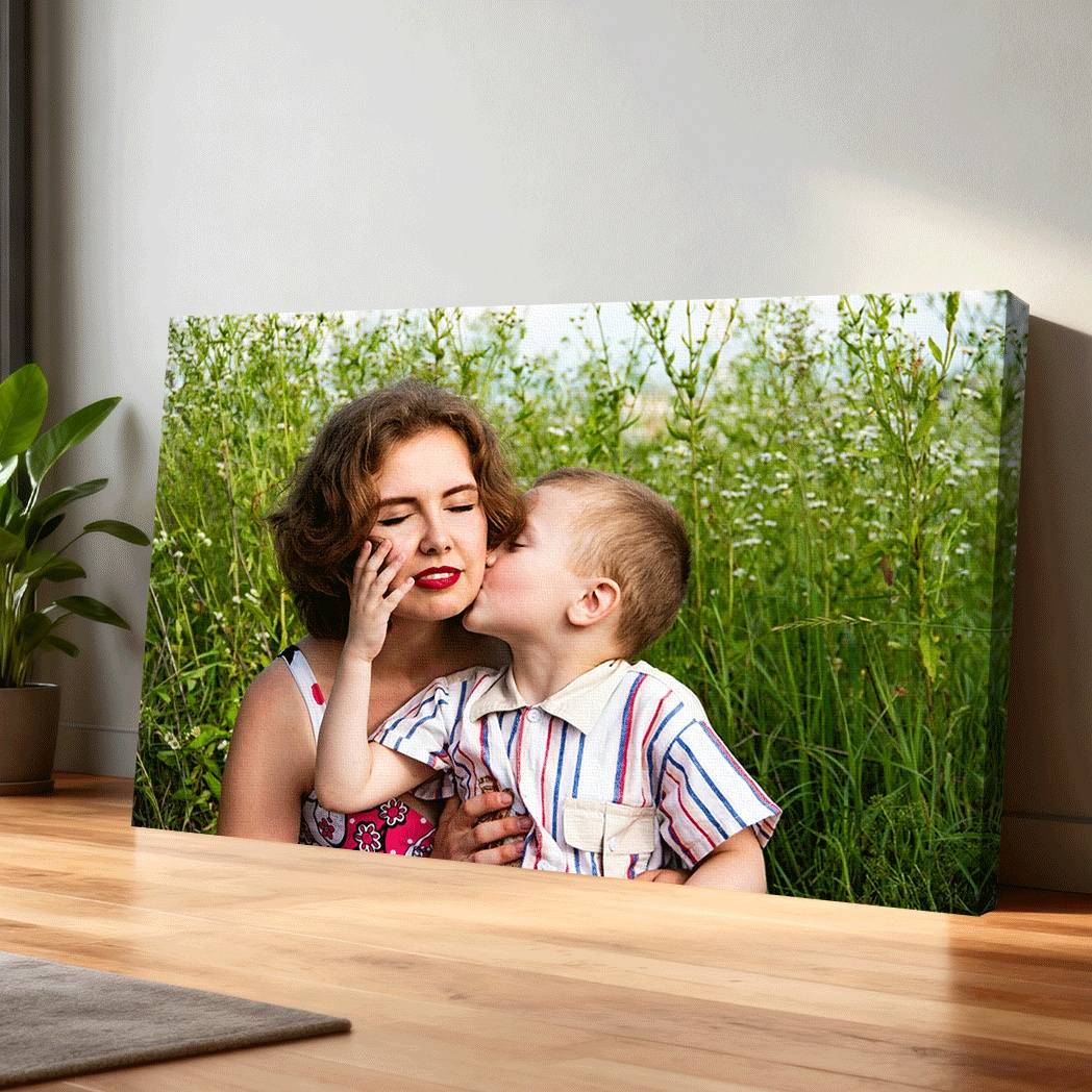 Personalized Canvas Print for Home Decor, Custom Photo Wall Art