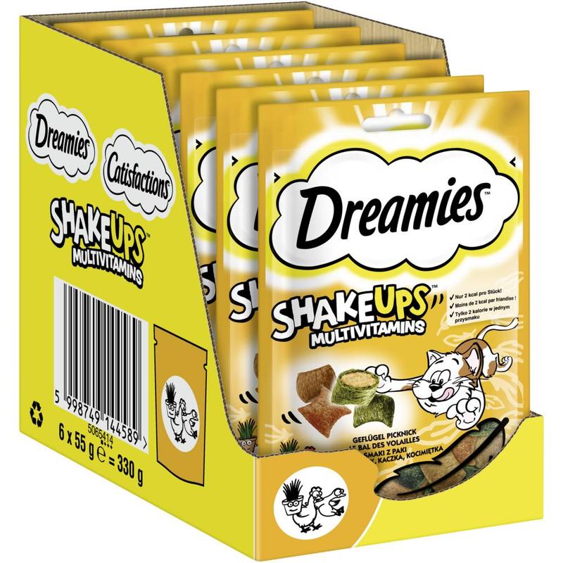 Dreamies™ ™ Multivitamins Pouches 6 X 55g