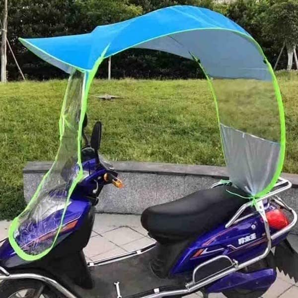 Cecaro Group Waterproof Rain Cover For Motorcycle Scooter Bike Parasol Cape