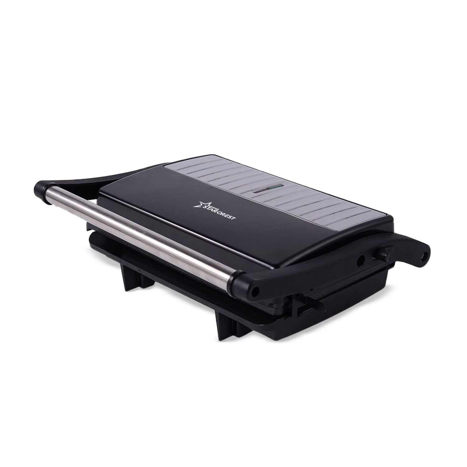 Sgr-2314 Panini Sandwich Maker Grill, 1000 W, Plates, 180° Opening, 23 X Cooking Surface, Black