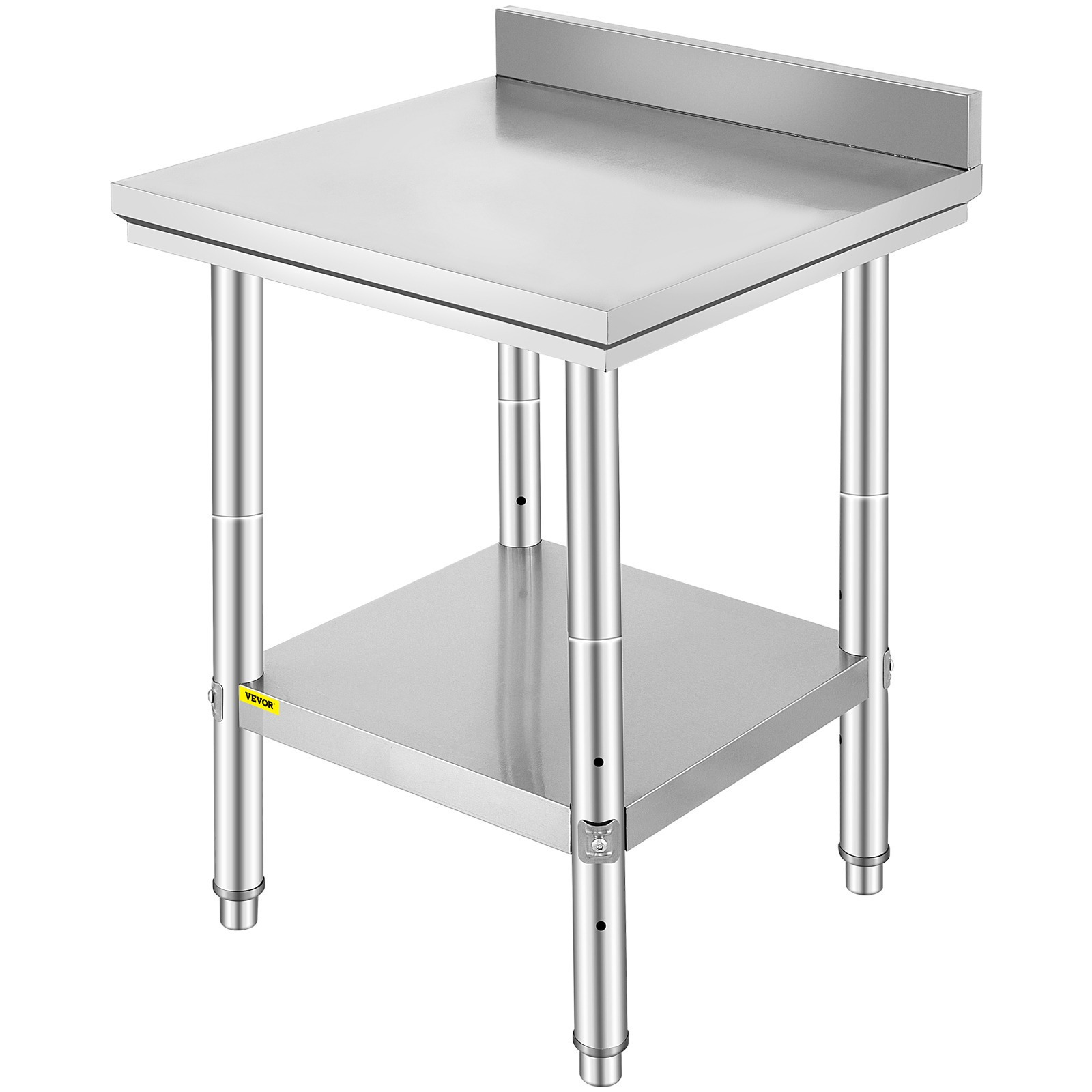 Image of 24" X 24" Commercial Stainless Table Bench Restaurant