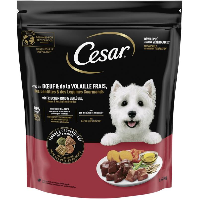 ® Dry Food Bag For Small Dogs, Beef & Poultry, 1.4kg