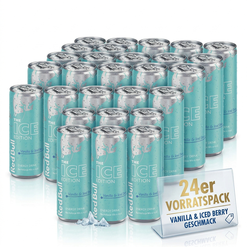 Red Bull Iced Vanilla Berry 24 X 250 Ml | Limited Energy Drink Palette