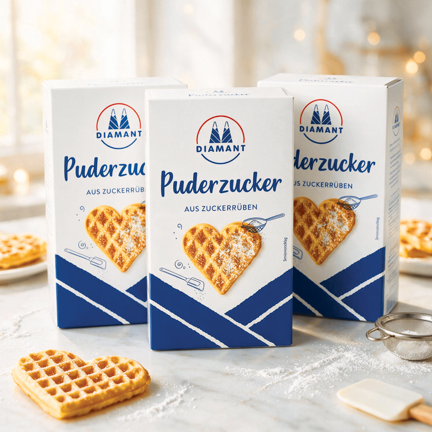 Image of 3rd Pack - Diamond Powdered Sugar 3x250g