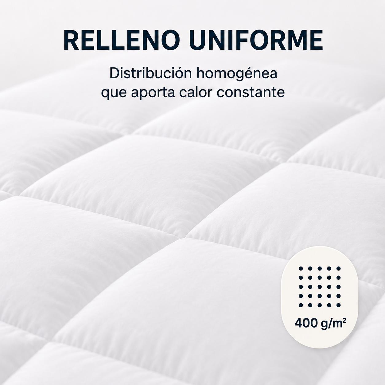 TEMU Edredón Nórdico 400 g/m² , Relleno Nórdico Acolchado y Mullido, y , Ideal para Otoño e Invierno