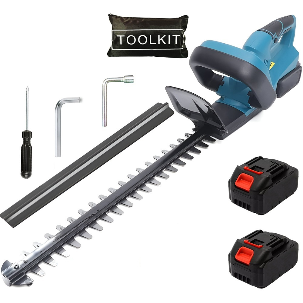 TEMU Tagliasiepi con Lama da 52 cm, Lame a a Alternato, e �� Tagliasiepi Elettrico Senza con Capacit� di Taglio, Batterie, da Potatura, Set di