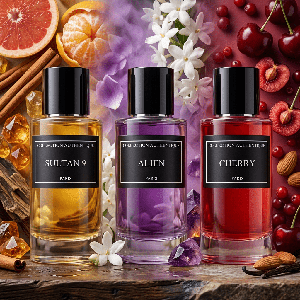 TEMU Coffret de 3 Parfums – Trio Épicé, Floral et Fruitée