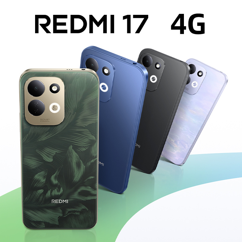 Xiaomi Redmi 17 4G Smartphone, 4GB+128GB, MediaTek Helio G91-Ultra, 6.9
