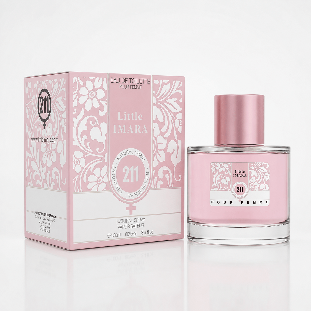 TEMU Little Imara Pour Femme Eau de Toilette para Mujer – Perfume Femenino , Floral, y Elegante, y Agradable para Diario, Trabajo, Salidas, Citas y