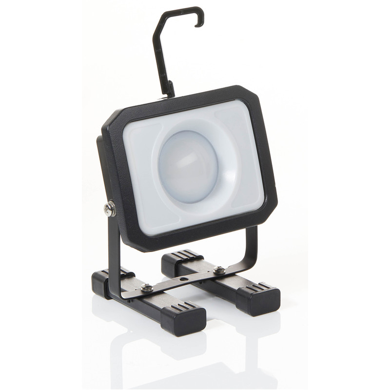 Image of Led Floodlight Work Light With Hook - 20 Watt - 6600mah Battery - 1300 Lumen - Indoor And Outdoor