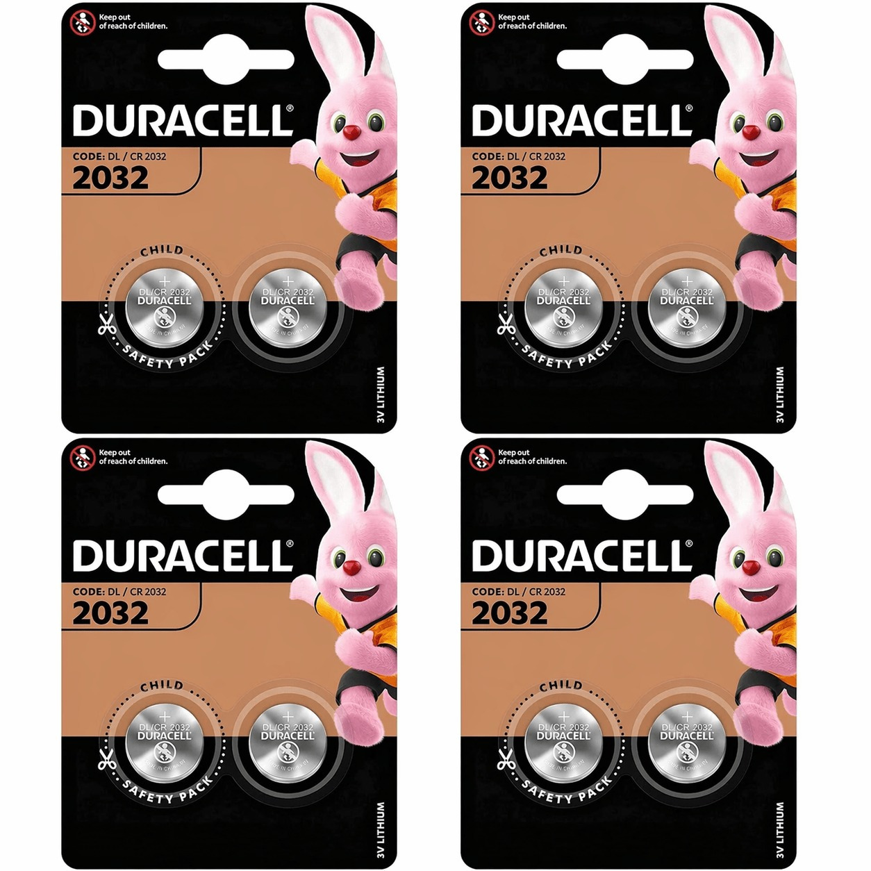 TEMU Pack Of 8 Duracell Cr2032 Lithium 3v Batteries For Watches And Car Keys