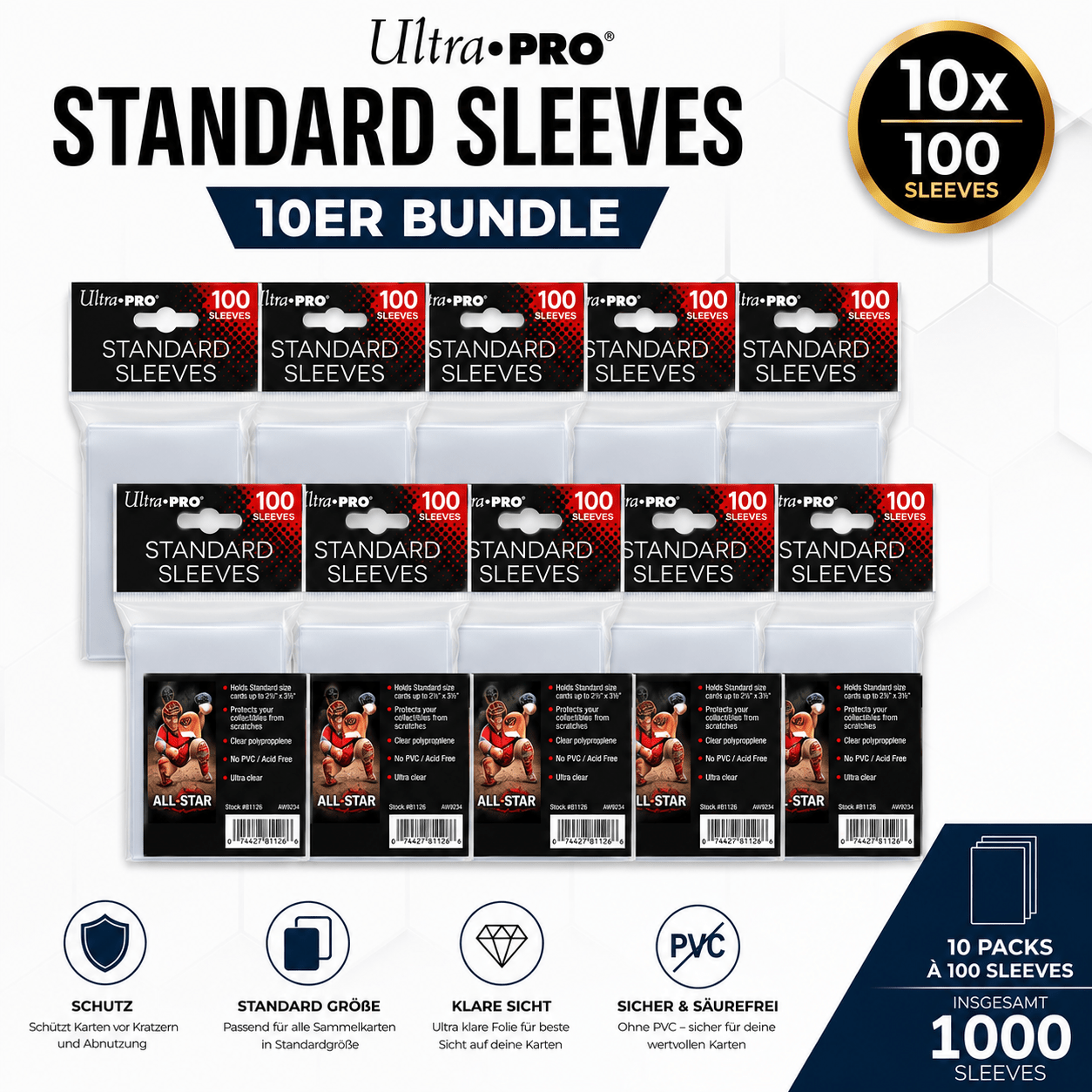 Image of Sleeves/covers Protection For Standard Cards