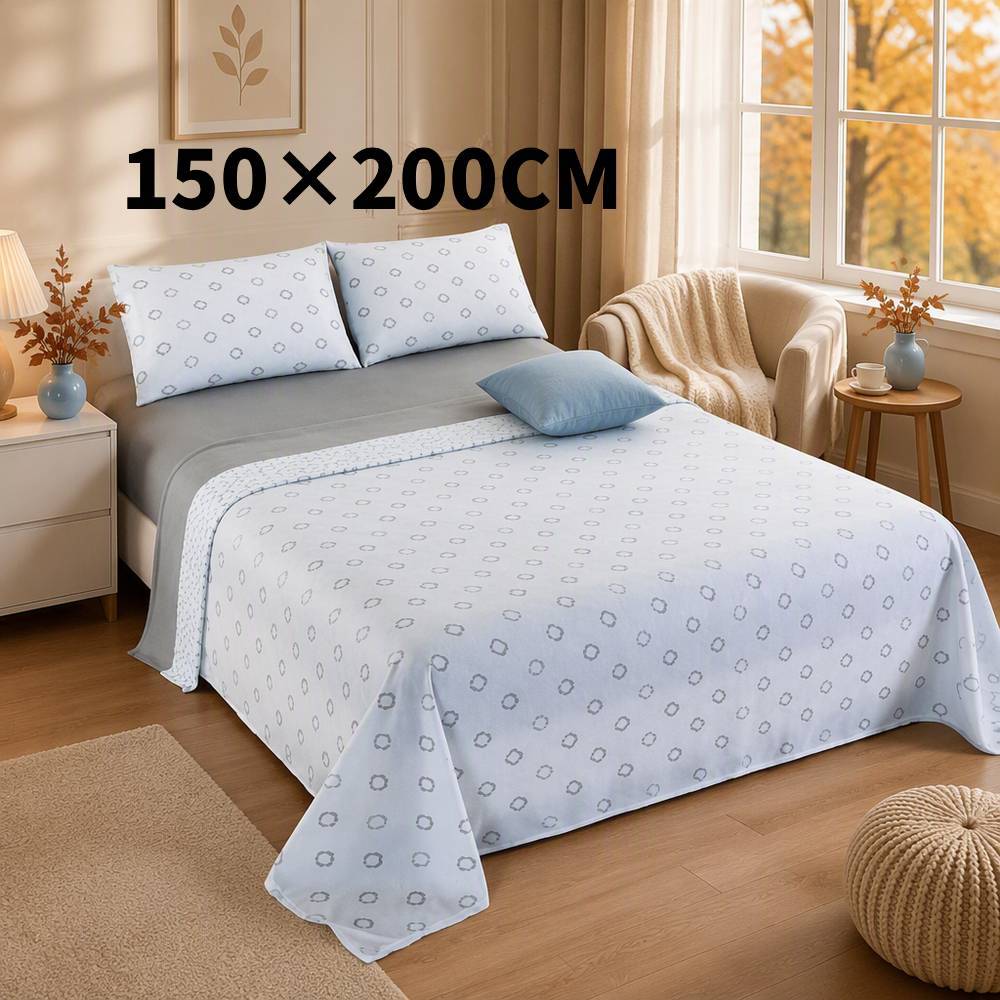 TEMU Juego de cama de tres piezas | Juego de cama de felpa de de tres piezas | Juego de cama de tres piezas con estampado colorido | sábana, sábana