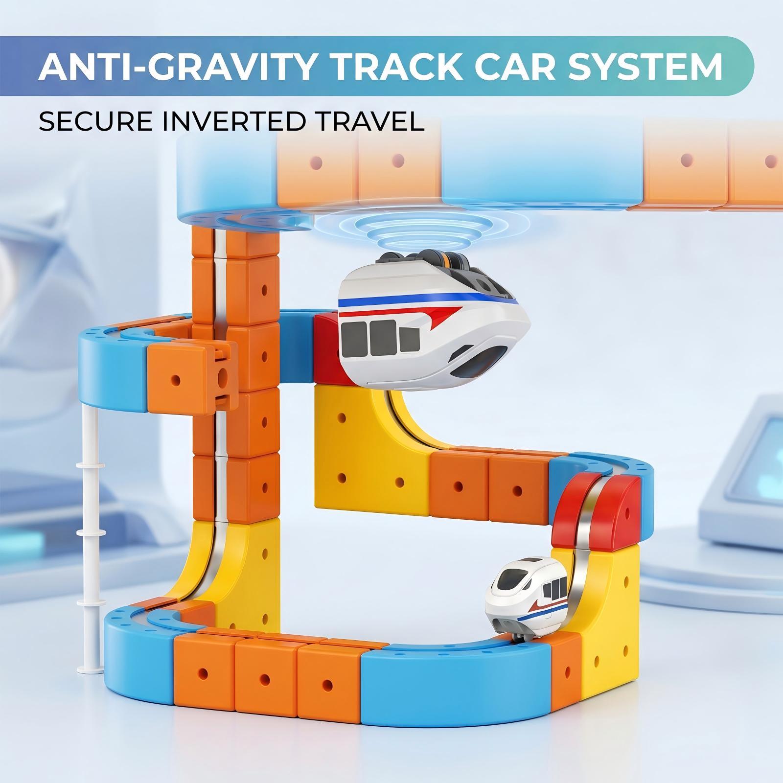 80-Piece Electric Train Set for Kids 3+ Years