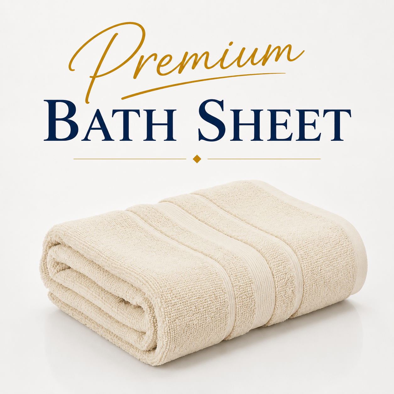 TEMU Xl Bath Sheet 75x150cm 100% Cotton – Large Super Thick & Absorbent Bath Towel, Quality, 1 Pack