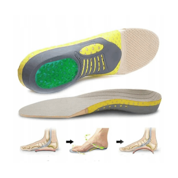 Image of Orthopedic Insoles, Unloading, Breathable, Gel Foam, Size 35-40