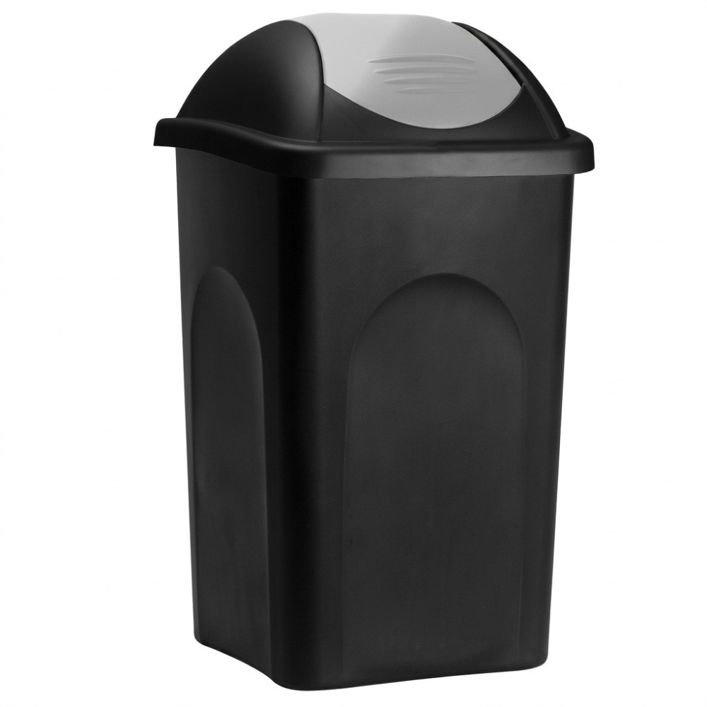 Trash Can With Swing Lid, 60