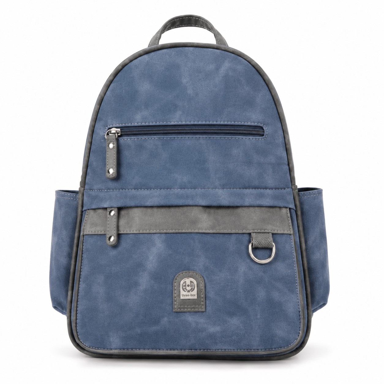 Image of Ladies' Small Backpack In Suede Look - Mini City Backpack With Many Compartments, Zipper & Adjustable Straps - Vintage Leisure Backpack For & Travel