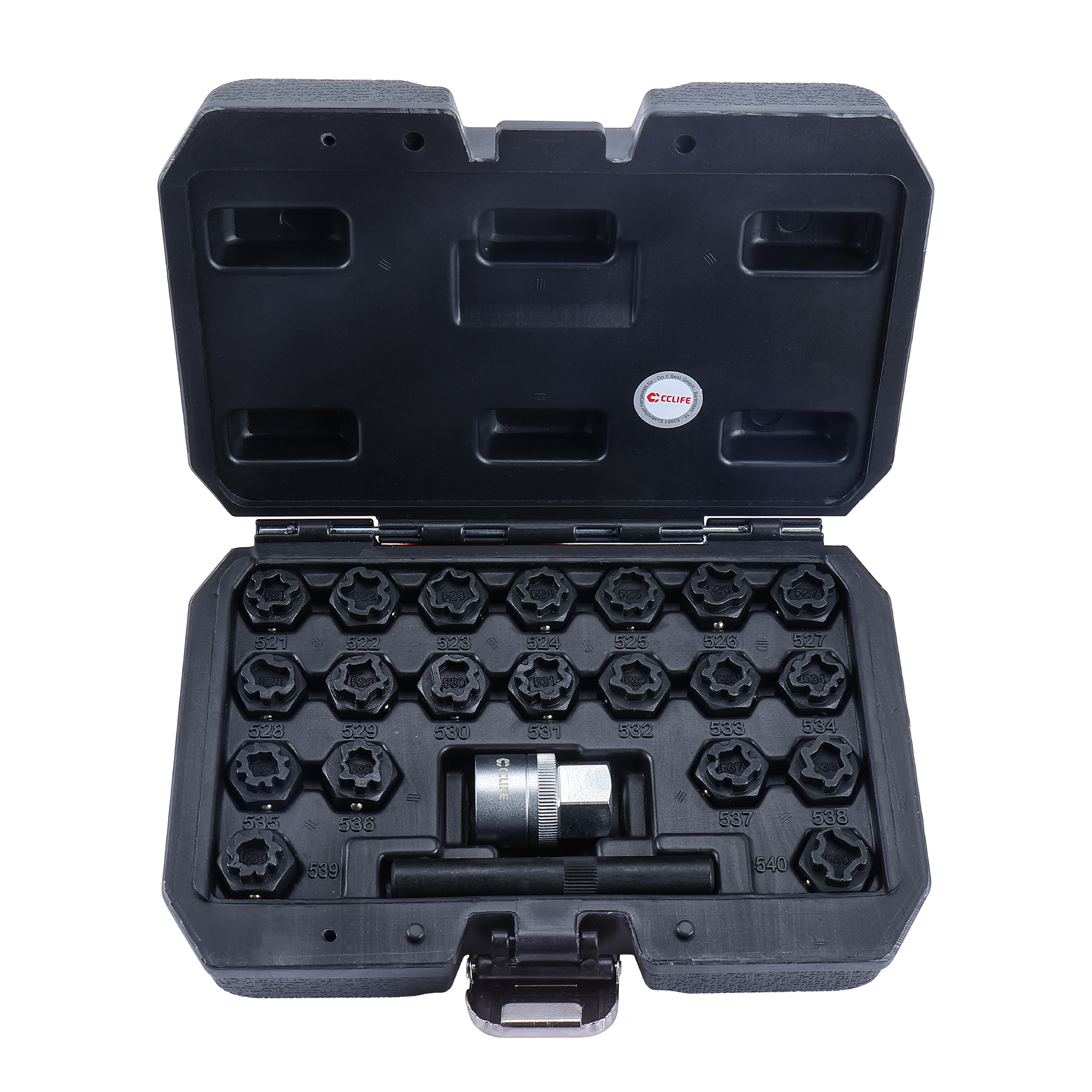 Image of Wheel Lock Adapter Set, 22-piece, Compatible With Vw